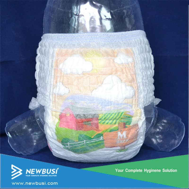 High quality colored disposable adult baby diapers